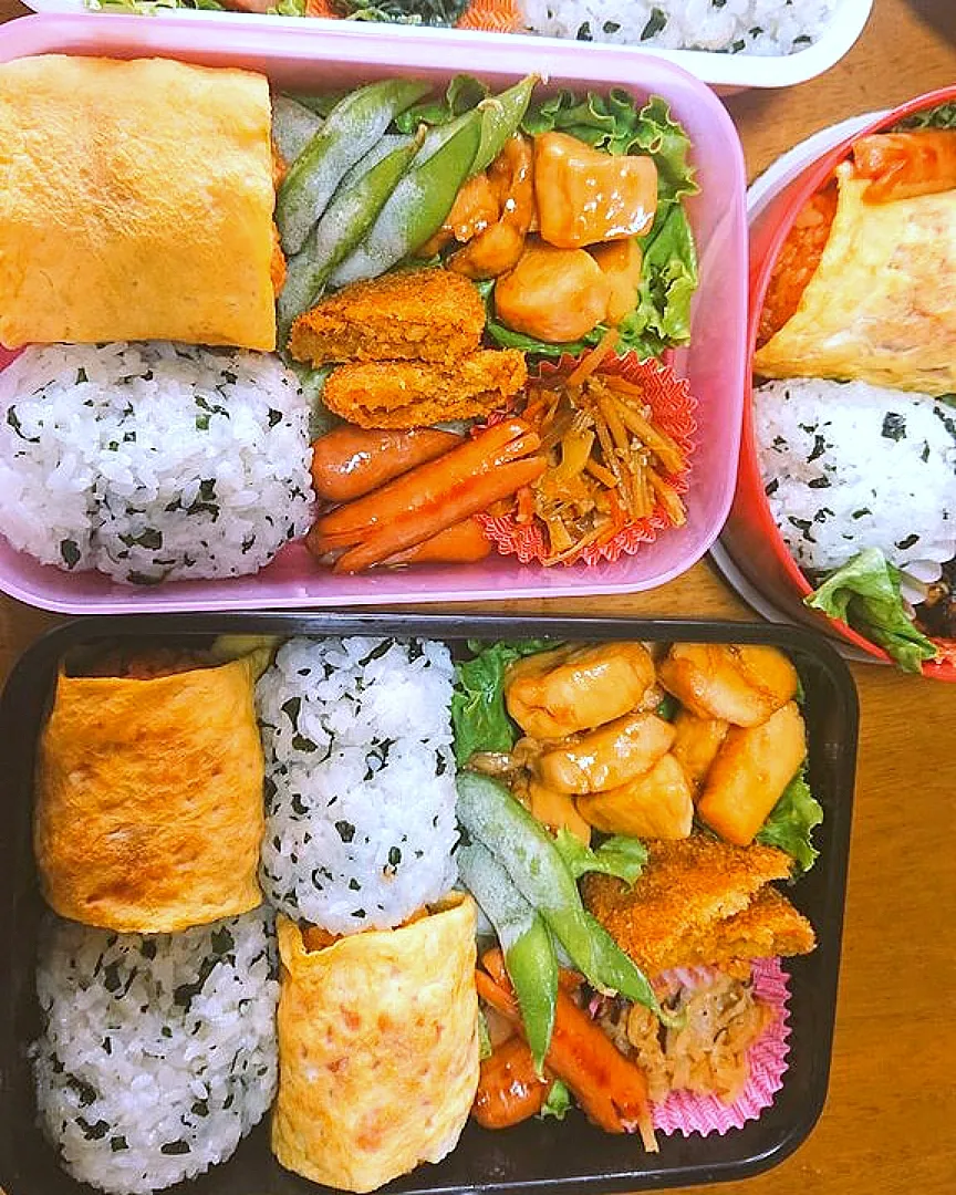 弟たちのお弁当|えりさん