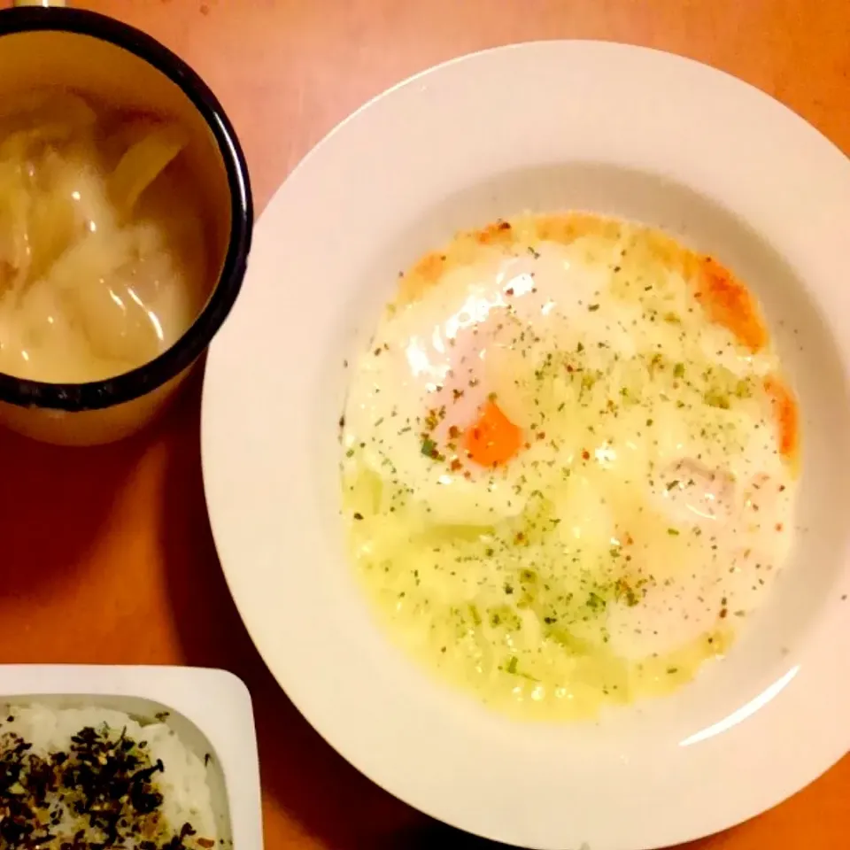 Snapdishの料理写真:🍳🐣たまごのチーズ焼き🍳🥚|内藤ひろみさん