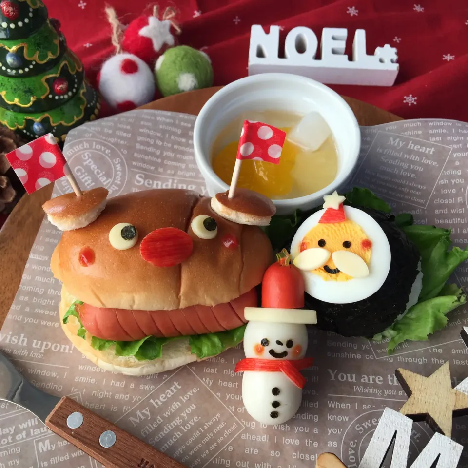 Snapdishの料理写真:クリスマスランチ♩|yokkoiroさん