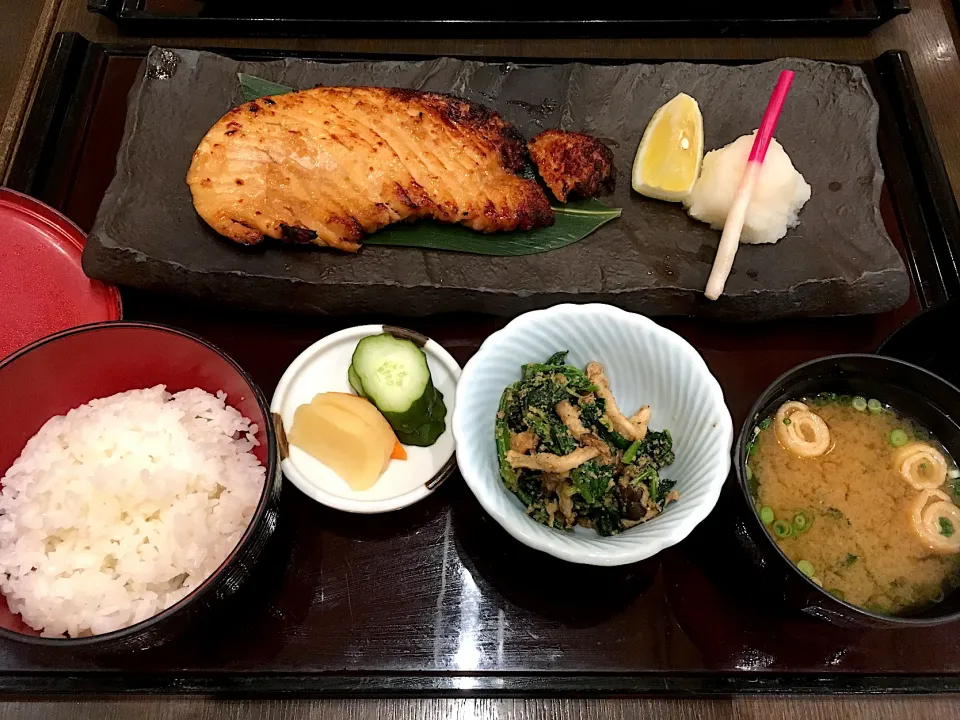 びんちょうハラモの醤油麹焼き、ご飯セット|こいちさん