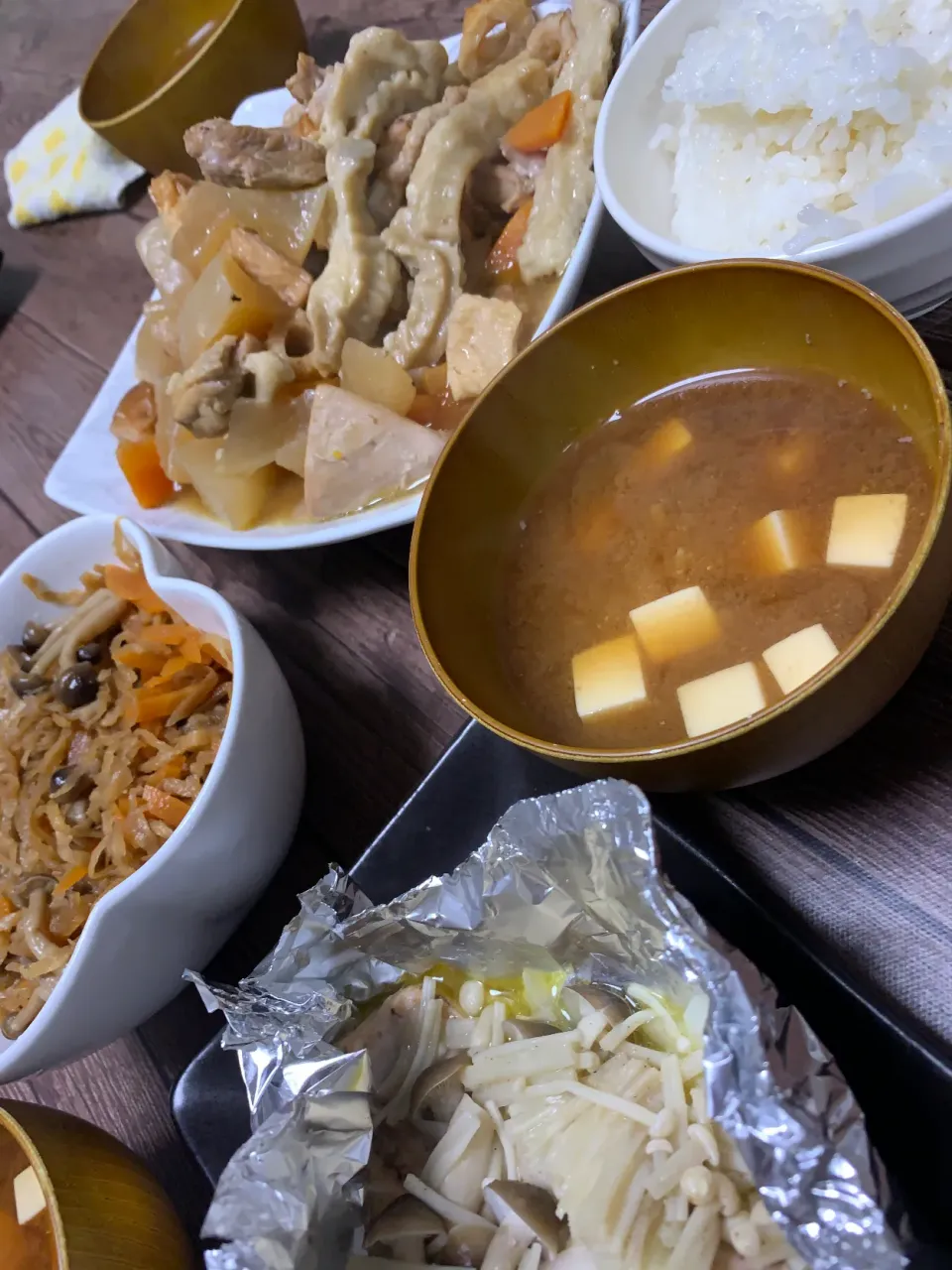 鮭のホイル焼き☆切干大根煮☆筑前煮|MEGUMIさん