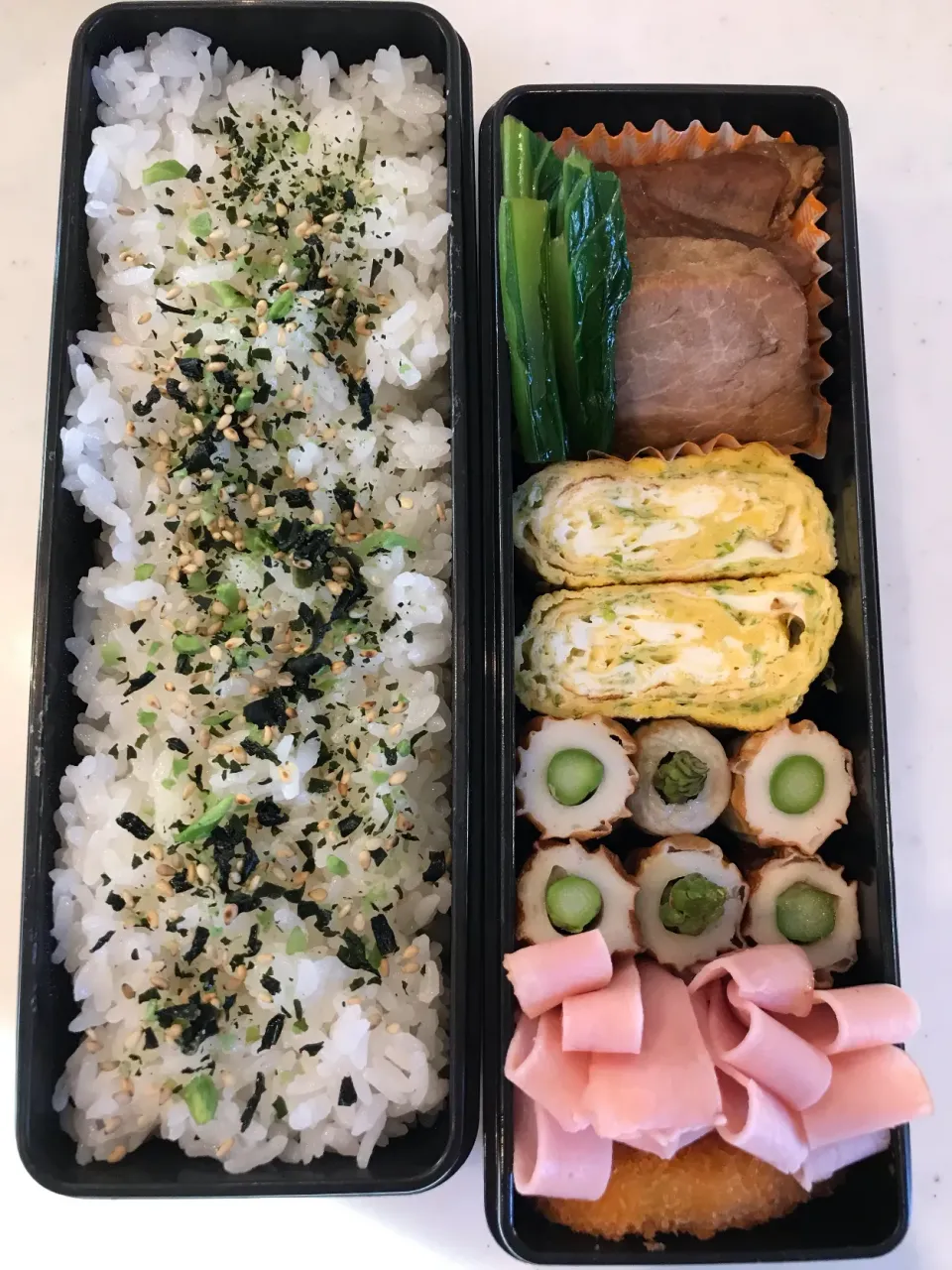 Snapdishの料理写真:2019.11.8 (金) 旦那様のお弁当🍱|あっきーよさん