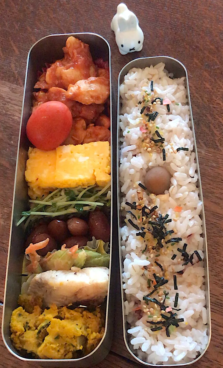 ランチ #お弁当  #サーモス  #お弁当記録  #鶏チリソース #|小松菜さん