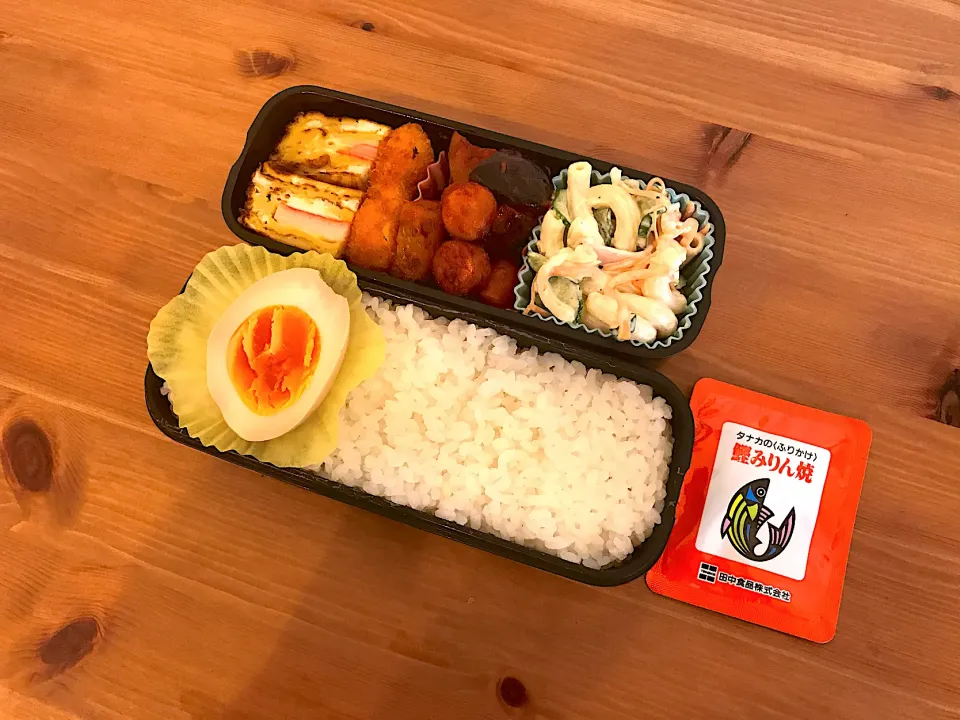 Snapdishの料理写真:茄子ウィンナーのトマト炒め弁当🍅|Emi Mikadoさん