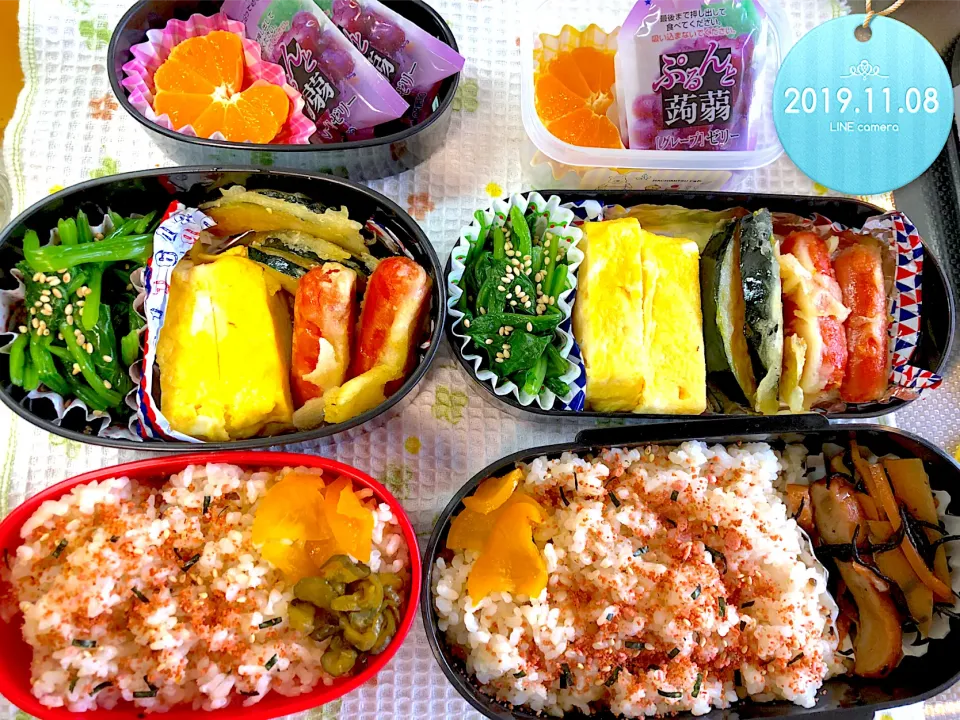 Snapdishの料理写真:お弁当２つ。|harutomomamaさん