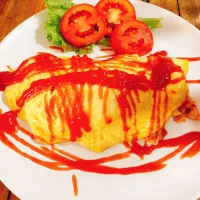 Snapdishの料理写真:Omelet rice😘|eing15さん