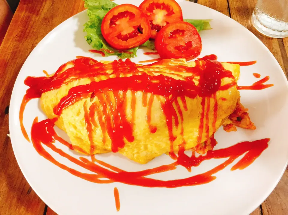 Snapdishの料理写真:Omelet rice😘|eing15さん