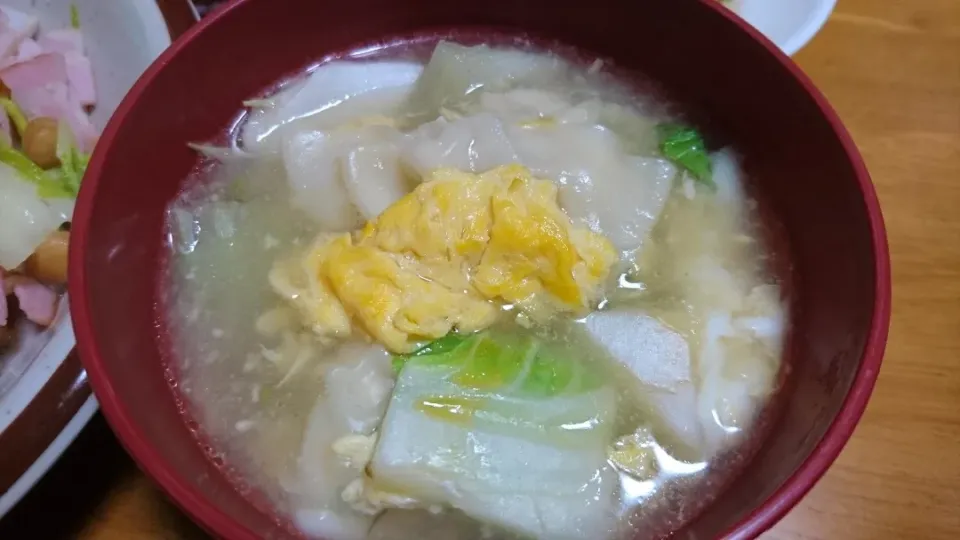 白菜餃子の中華スープ|ぴくるすさん