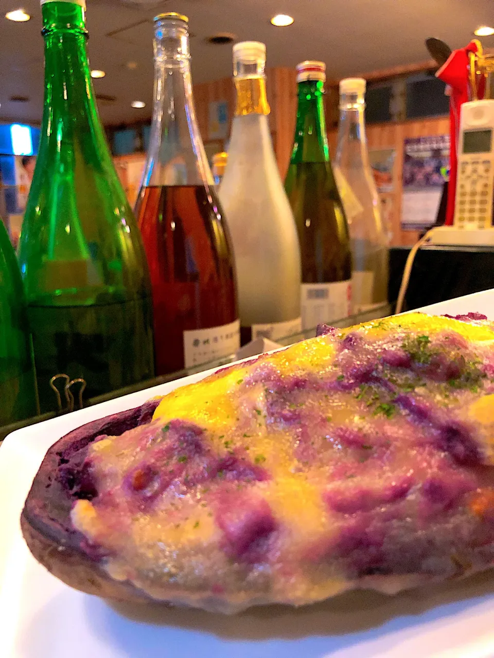 .... 🧀🧀🧀 Cheesy Beni-Imo ( Ube ) Au 

Gratin for the win 🍠🍠🍠

   😋😋😋 super creamy, super cheesy & super delicious !!!

   😍😍😍 Hora de comer ! 🍴🍽🍴|imcherさん