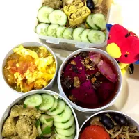 Snapdishの料理写真:タイカレーチキン弁当|chipe594さん