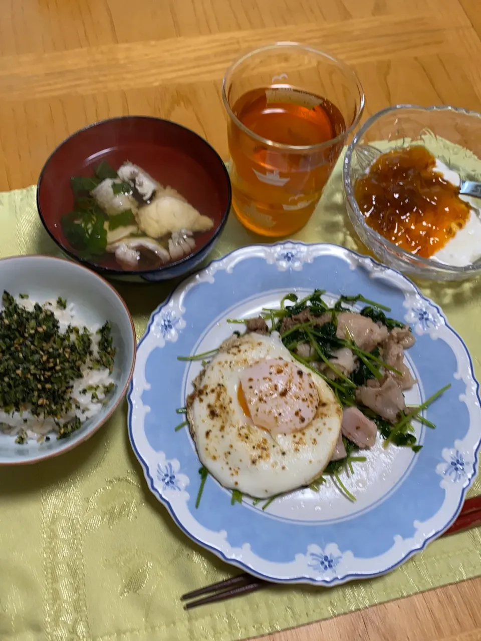 豆苗の炒め物|ひろりんさん