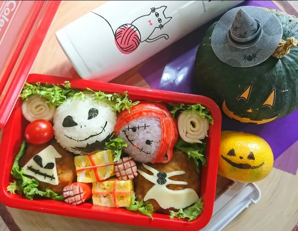 Snapdishの料理写真:ナイトメアでおにぎり弁当|みひゃるさん