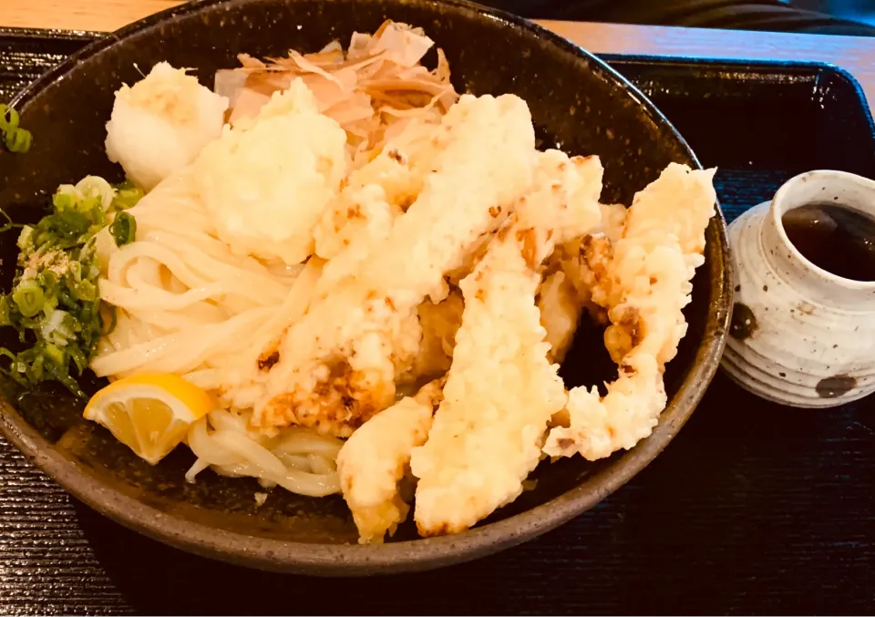 ぶっかけとり天うどん|お姉チャンさん