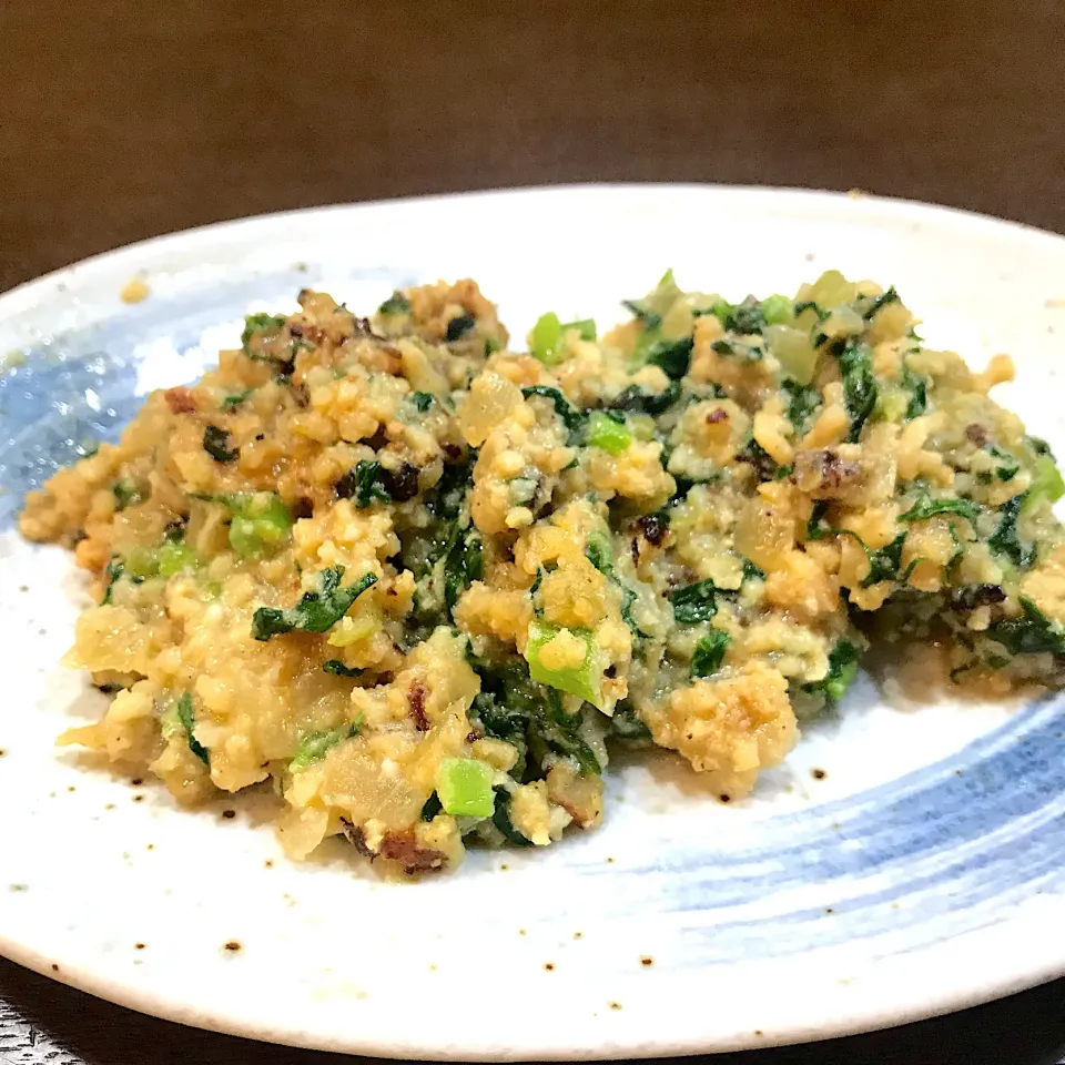 お魚ミンチの味噌炒め|男オオカミさん