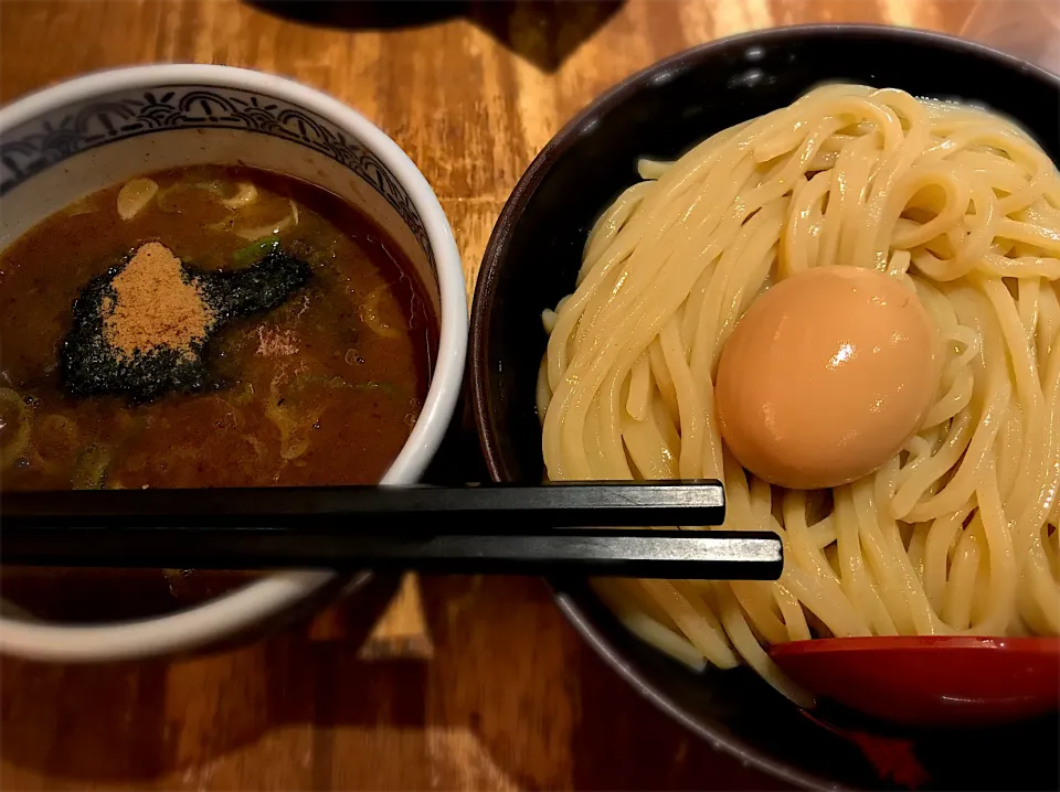 つけ麺(大) と三田盛り|チカさん