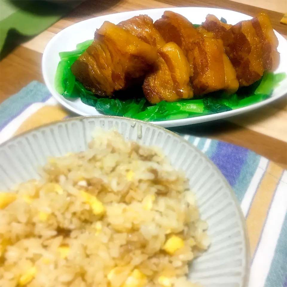 Snapdishの料理写真:お夕飯は、豚角煮🐷|renharuruさん