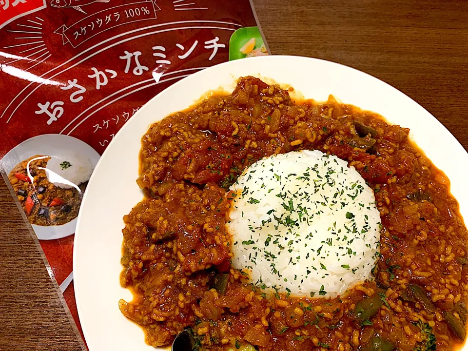 おさかなミンチでキーマ風カレー|tsumaminaさん