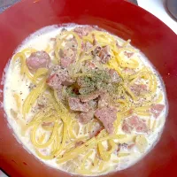 大学生飯　スープパスタ|ヒロキさん