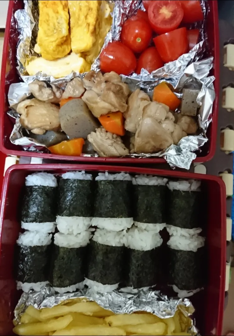 遠足のお弁当|かんかいままさん