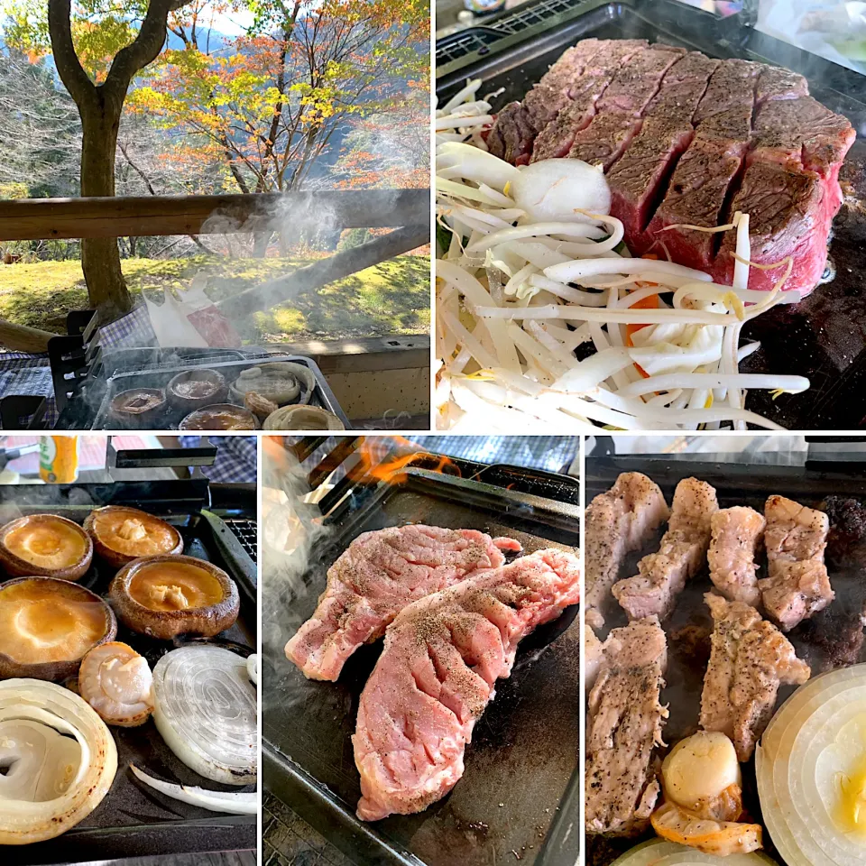 Snapdishの料理写真:近くのお山でBBQ‼️|wildcat山猫さん