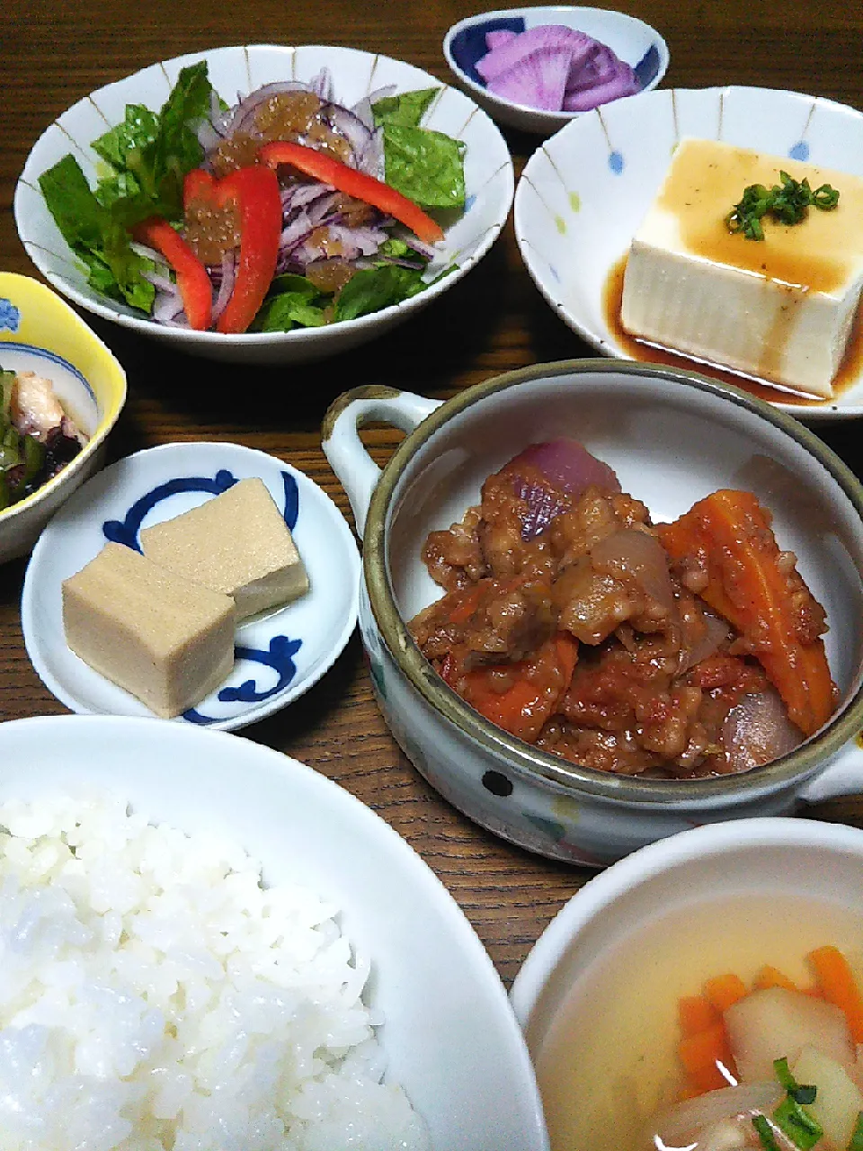 Snapdishの料理写真:猪肉のシチュー 晩ごはん|satotoさん