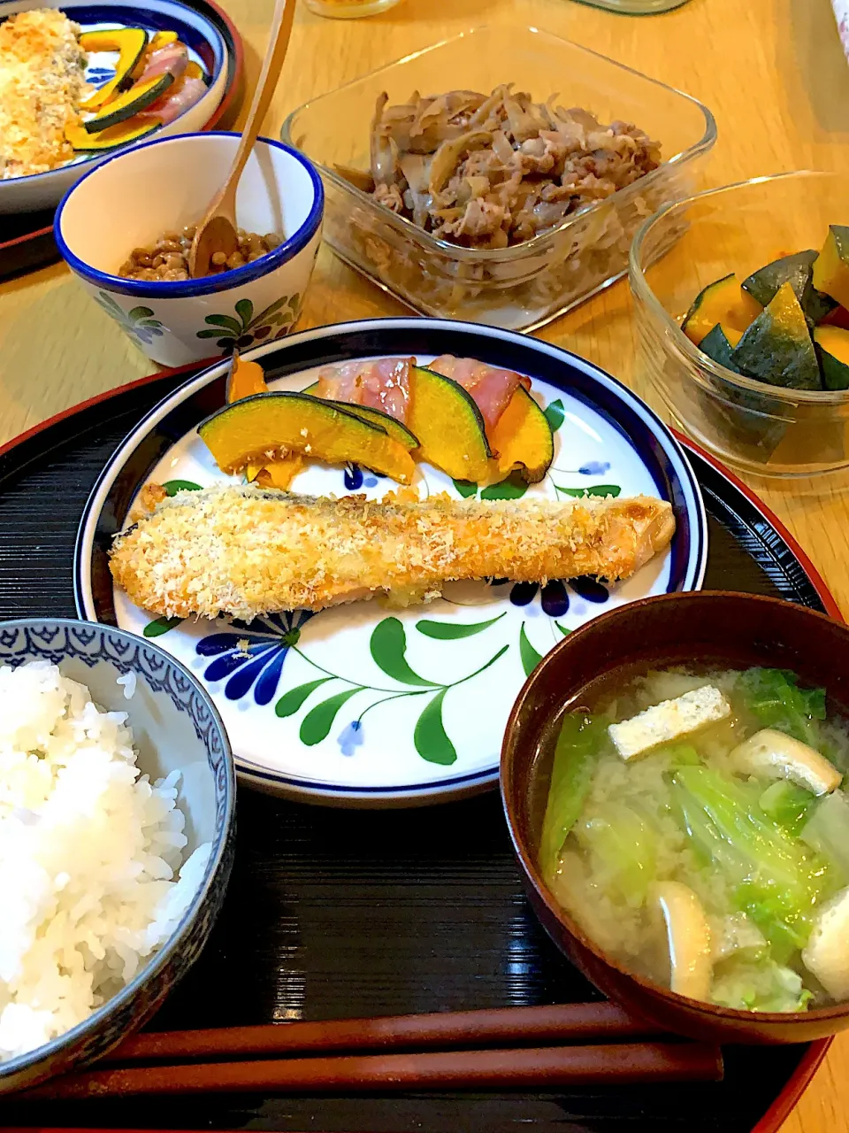 サーモンのパン粉焼きで晩御飯|Mikaさん