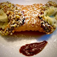 Cannolo siciliano al pistacchio|Alessandra de Lucaさん