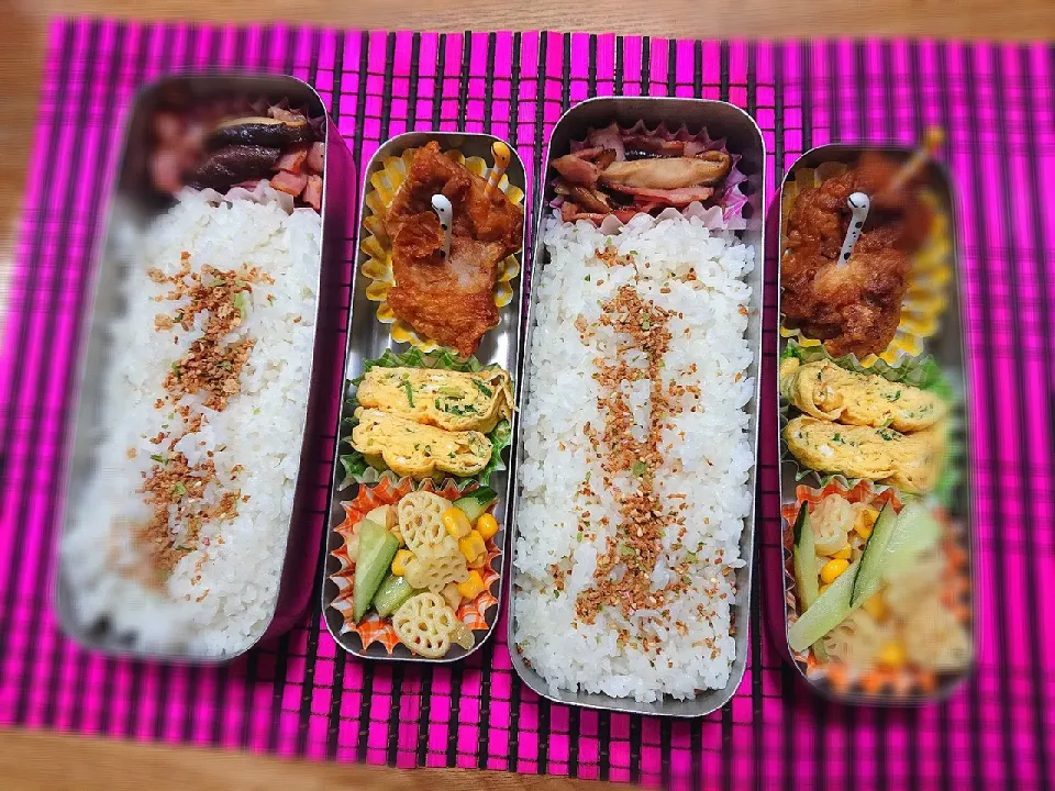 Snapdishの料理写真:今日のお弁当|ゆずうさぎさん