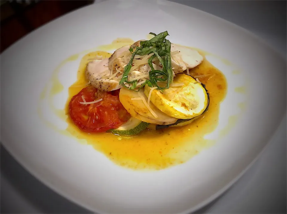 Ratatouille with seared chicken breast|jeffさん