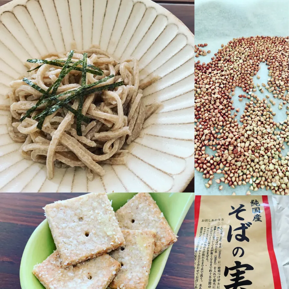 蕎麦の実から、田舎蕎麦、蕎麦クッキー作ってみた‼️|ひかりさん