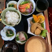 Snapdishの料理写真:麦とろご飯定食|gakuさん