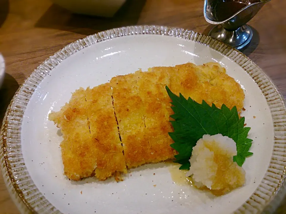 すだちぽん酢のわらじチキンカツレツ|古尾谷りかこさん