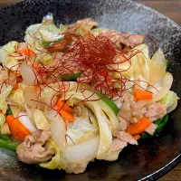 Snapdishの料理写真:嫁絶賛❗️野菜炒め‼️|pavlov-bさん