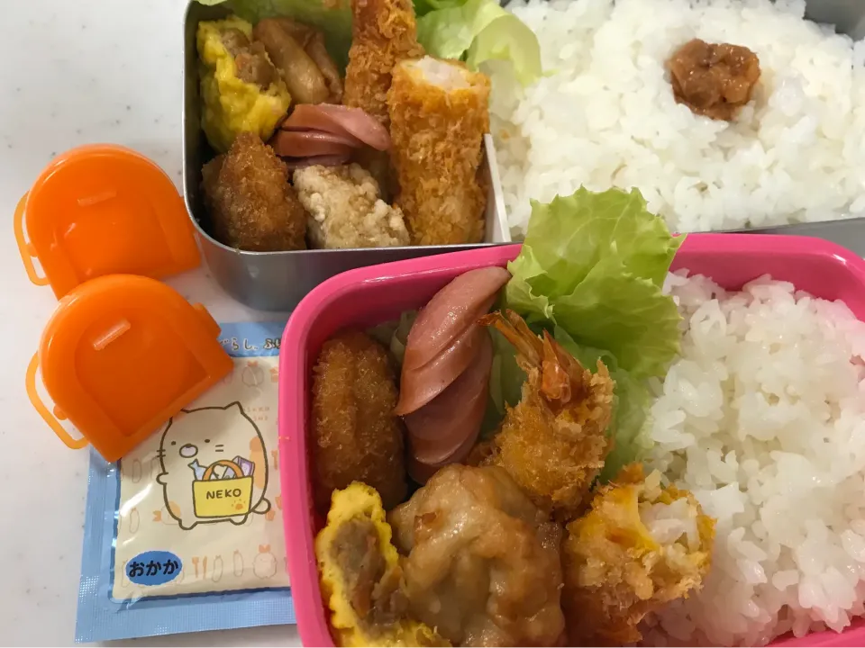 Snapdishの料理写真:#旦那様高2娘のお弁当|やすあけさん