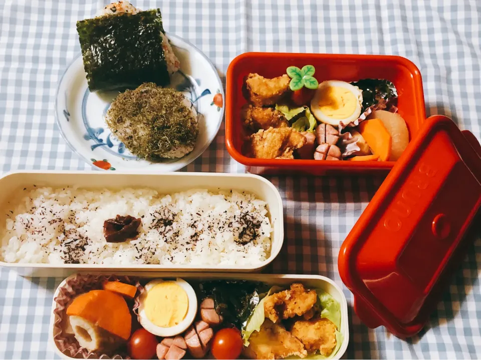 Snapdishの料理写真:2019/11/12(火) 夫弁当&娘弁当🎵|kiyominさん