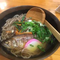 Snapdishの料理写真:あまご蕎麦|ノンコばあばさん