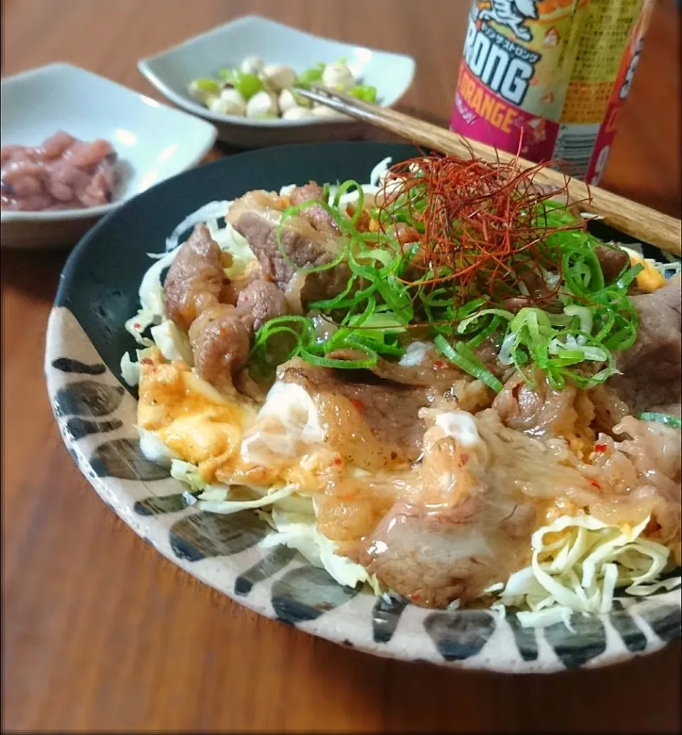 病的牛とじ丼|まりおさん