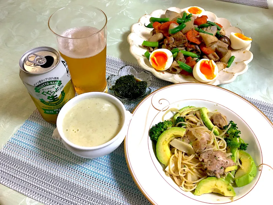 塩レモンパスタソース🍝晩ご飯♪|ぽっちさん