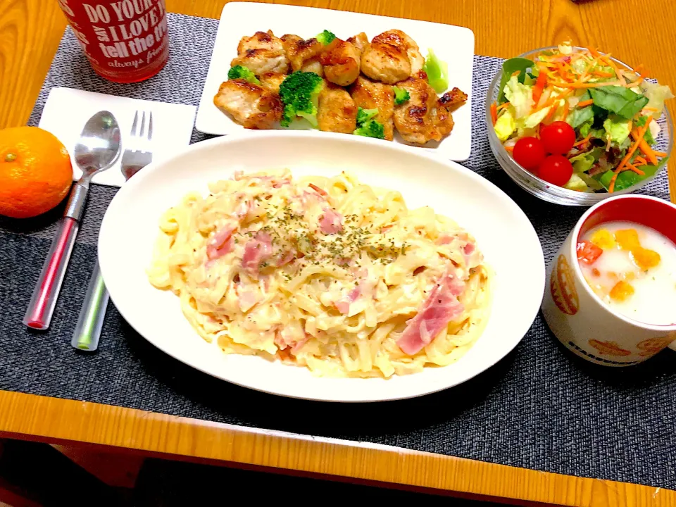 カルボナーラうどん|美輝さん