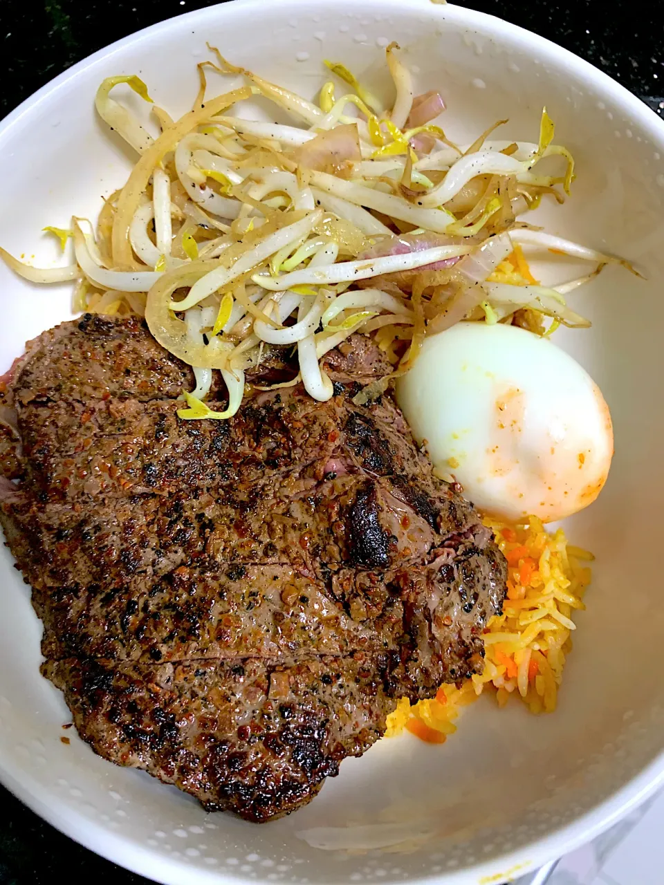 Wagyu rump steak with biryani rice|Ong Sor Fernさん