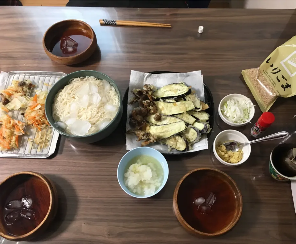 天ぷらそうめん！パパッとおもてなし|にゃふてんさん