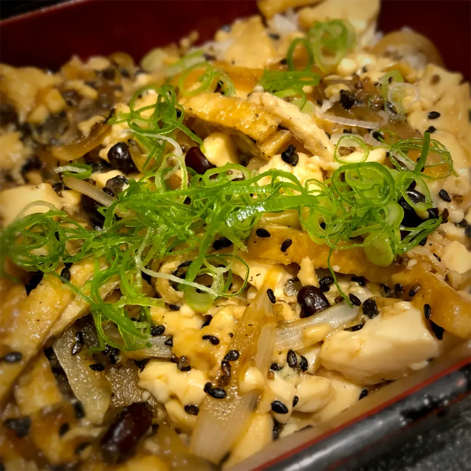 おぼろ豆腐の照り焼き丼|Aki Sawaさん