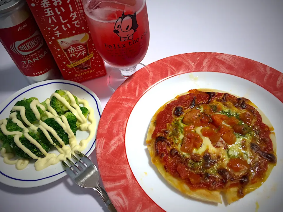 今宵は、トマトたっぷりマルゲリータ🍅🍕|Kojiさん