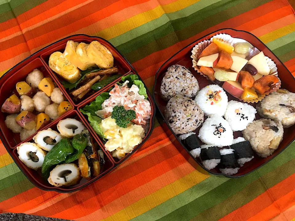 姪っ子&そのBabyとピクニック弁当🍱|sakuramochiさん