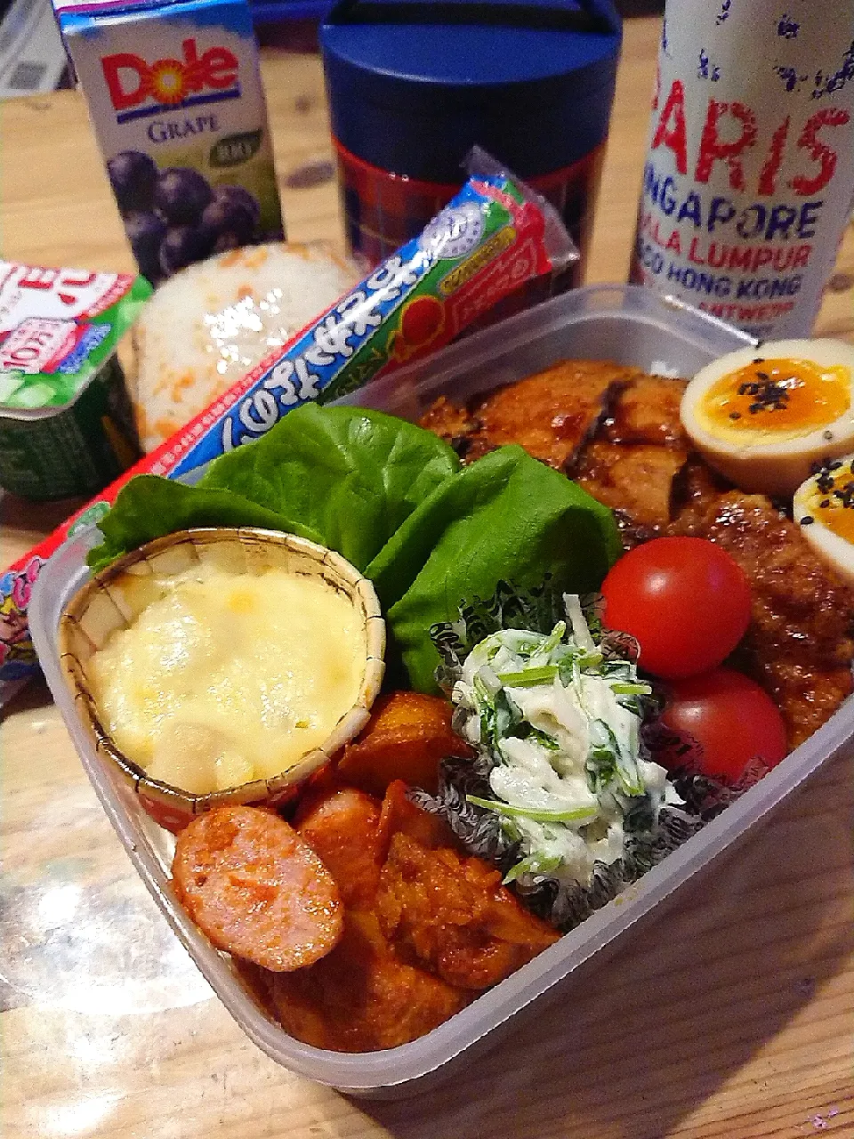 Snapdishの料理写真:2019.11.14 息子弁当🍱|あずきラテさん