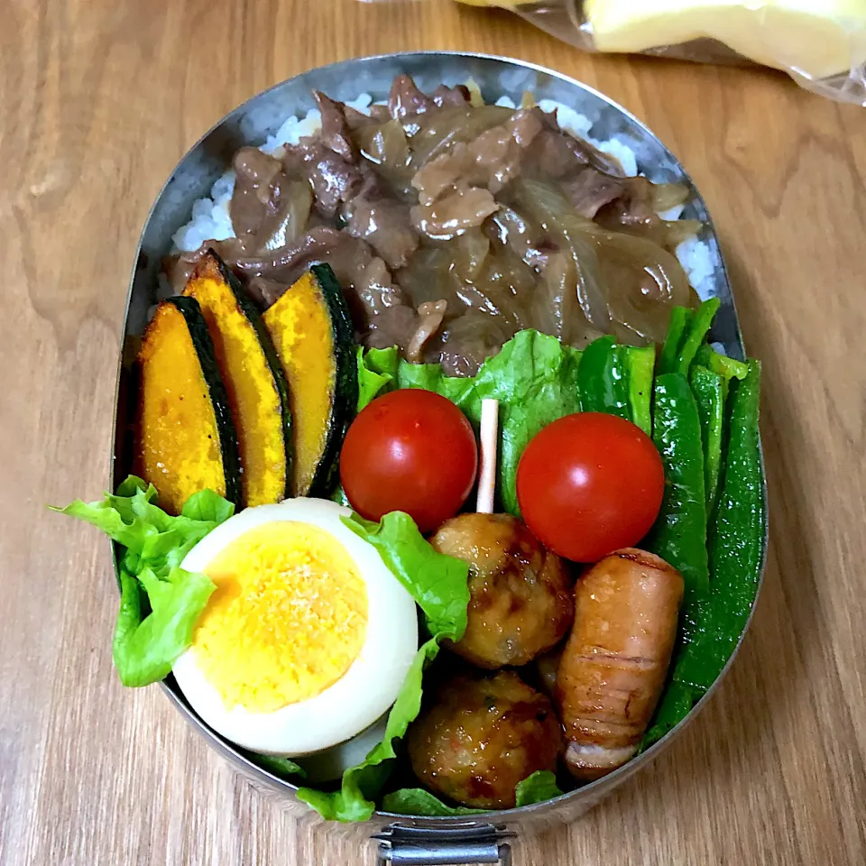 高3男子のお弁当 牛丼|チャコさん