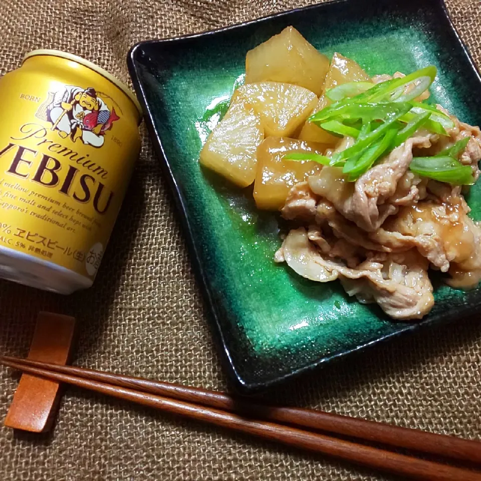 山本真希さんの料理 豚もも肉と大根のしっとり煮|真希さん