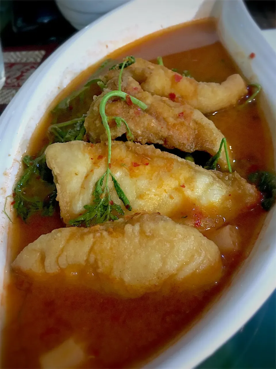 Sea bass in Tamarind Flavor Soup|Muaylek Thanomsriさん