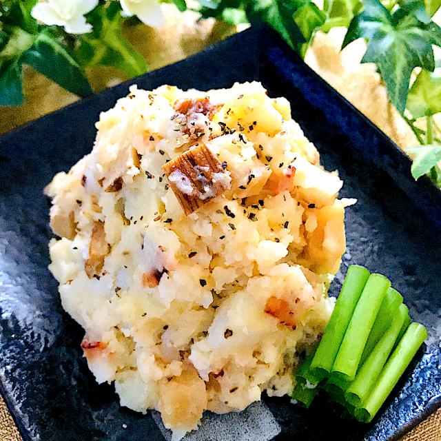 いぶりがっことクリームチーズとベーコンのポテサラ Foodie Snapdish スナップディッシュ Id Lbgg5a