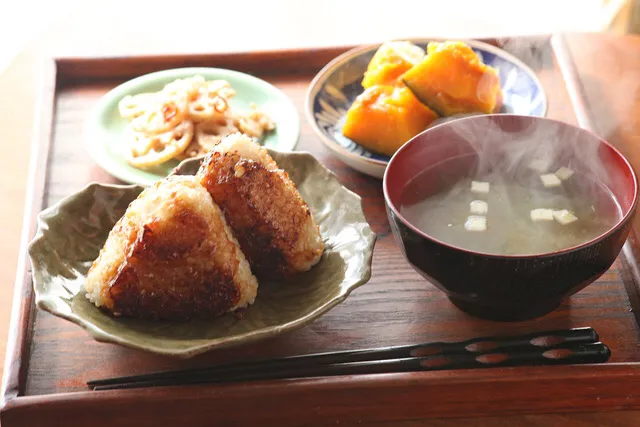 玄米で甘味噌焼きおにぎり|マユマユさん